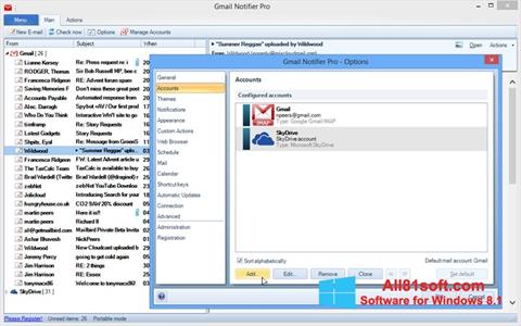 截图 Gmail Notifier Windows 8.1