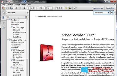 截图 Adobe Reader Windows 8.1