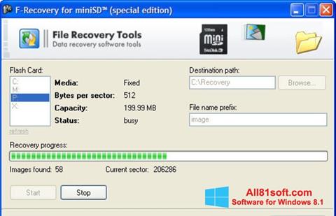 截图 F-Recovery SD Windows 8.1