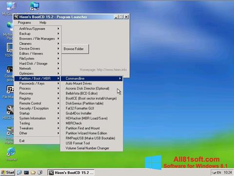 截图 Hirens Boot CD Windows 8.1