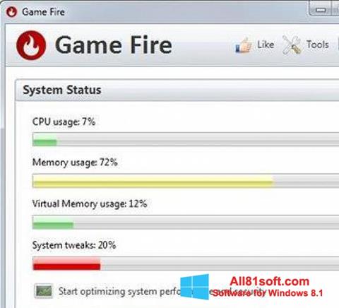 截图 Game Fire Windows 8.1