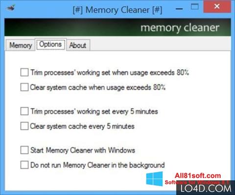 截图 Memory Cleaner Windows 8.1