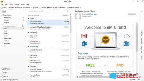 截图 eM Client Windows 8.1