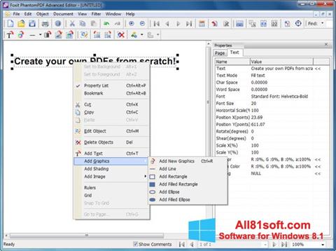 截图 Foxit PDF Editor Windows 8.1