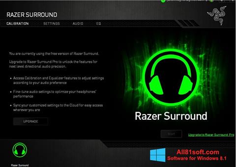 截图 Razer Surround Windows 8.1