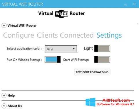 截图 Virtual WiFi Router Windows 8.1