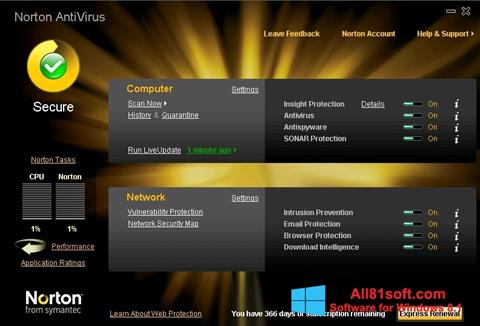 截图 Norton AntiVirus Windows 8.1