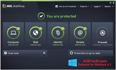 截图 AVG AntiVirus Pro Windows 8.1