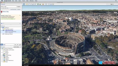 截图 Google Earth Windows 8.1