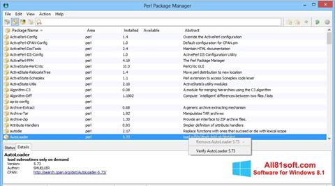 截图 ActivePerl Windows 8.1