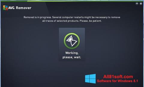 截图 AVG Remover Windows 8.1