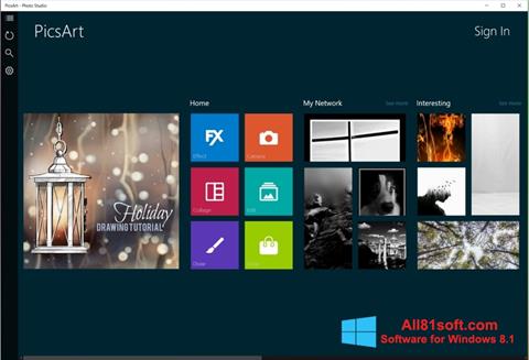 截图 PicsArt Windows 8.1